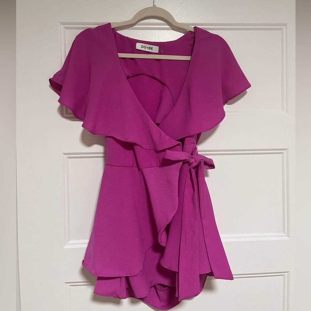 DO+BE purple romper